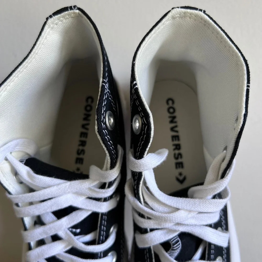 Converse CTAS Lugged 2.0 Hi Unisex Black & White Shoe Size 5.5 or 7.5 #B1199 - Picture 8 of 10